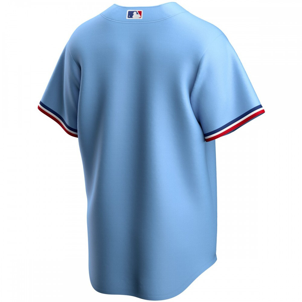 Texas Rangers Youth Alternate Replica Team Jersey - Light Blue-Pro Kit Vault | Brand New 26/27 Sports Jerseys